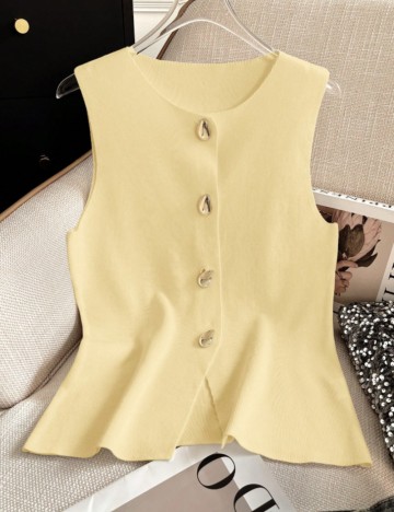 Vestă Shein, galben