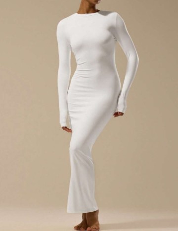 Rochie midi Shein, alb