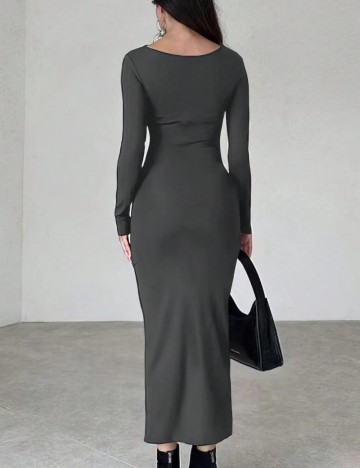 Rochie maxi Shein, gri