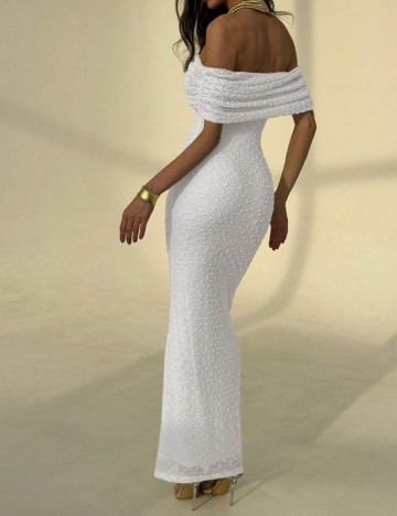 Rochie maxi Shein, alb