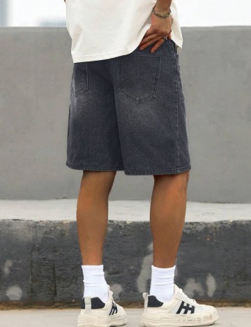 Pantaloni scurți Shein, gri