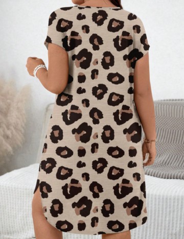 Rochie mini Shein Curve+, mix culori