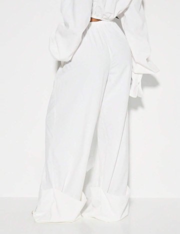 Pantaloni Shein, alb