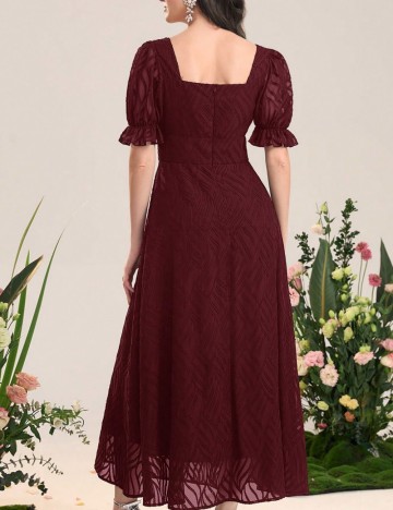 Rochie midi Shein, vișiniu