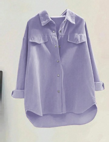 Cămașă Shein, mov