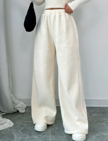 Pantaloni Shein, crem