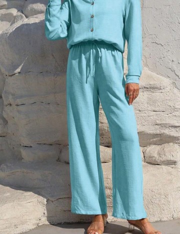 Pantaloni Shein, albastru