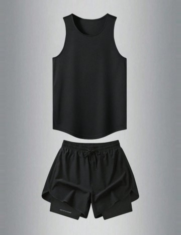 Compleu sport Shein, negru