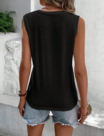 Top Shein Curve+, negru