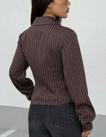 Cămașă Shein, maro