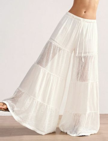 Pantaloni Shein, alb