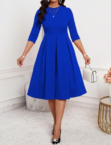 Rochie midi Shein, albastru