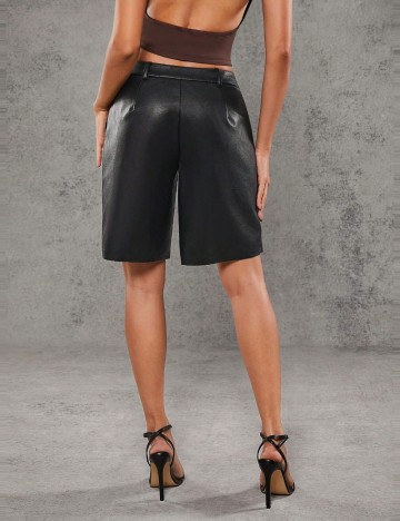 Pantaloni scurți Shein, negru