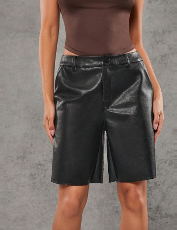 Pantaloni scurți Shein, negru