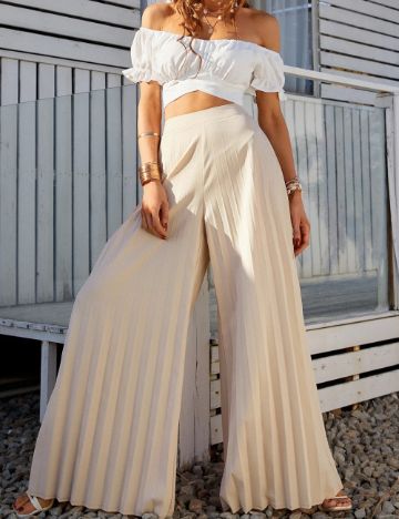 Pantaloni Shein, bej