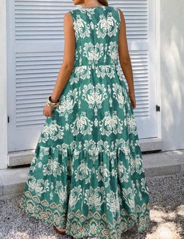 Rochie maxi Shein, mix culori