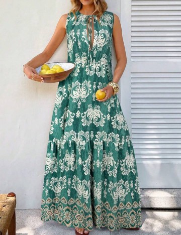 Rochie maxi Shein, mix culori