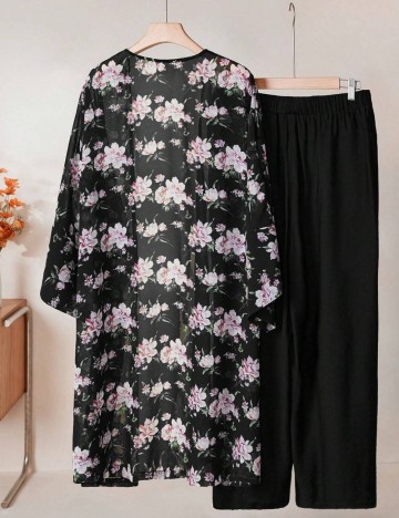 Cardigan Shein Curve+, negru