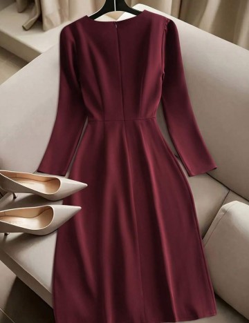 Rochie maxi Shein, vișiniu