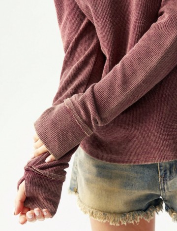 Bluză Shein, vișiniu