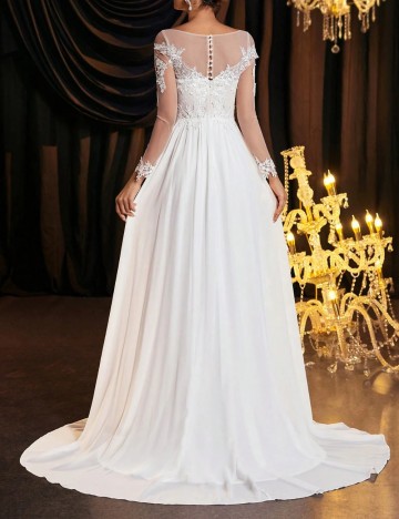 Rochie de ocazie și bridal Shein, alb
