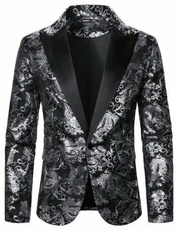 Sacou Shein MANFINITY, mix culori