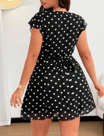 Rochie mini Shein Curve+, negru