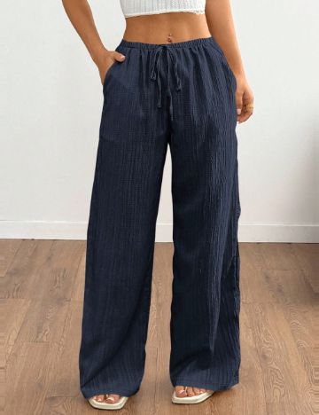 Pantaloni Shein, albastru