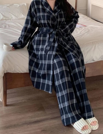 Pantaloni de pijama Shein Curve+, mix culori