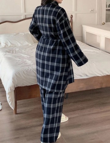 Pantaloni de pijama Shein Curve+, mix culori