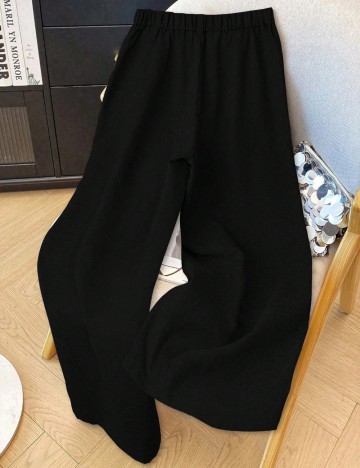 Pantaloni Shein Curve+, negru