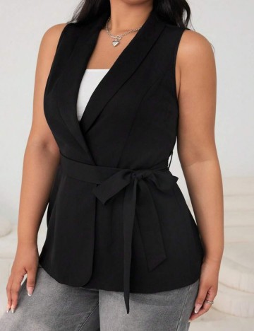 Vestă Shein Curve+, negru