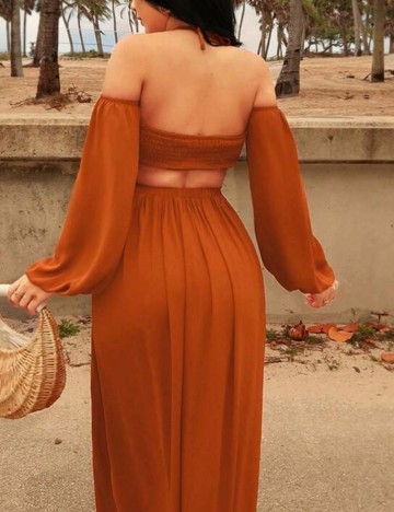 Top Shein, cărămiziu