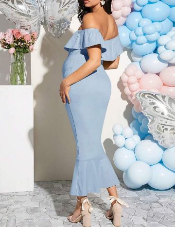 Rochie midi Shein, albastru