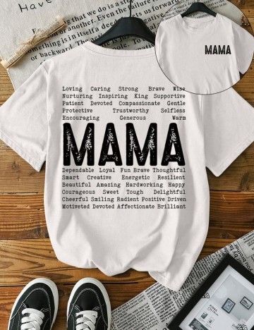 Tricou Shein Curve+, alb