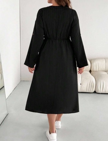 Rochie midi Shein Curve+, negru