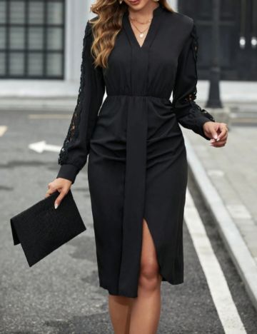 Rochie midi Shein, negru