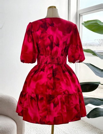 Rochie mini Shein Curve+, mix culori