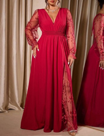 Rochie de ocazie Shein Curve+, roșu