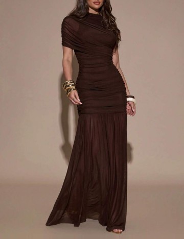 Rochie maxi Shein, maro