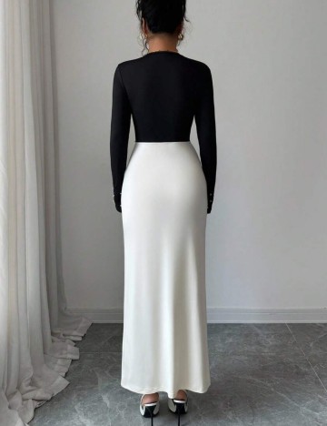 Rochie maxi Shein, mix culori