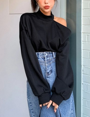 Bluză Shein DAZY, negru