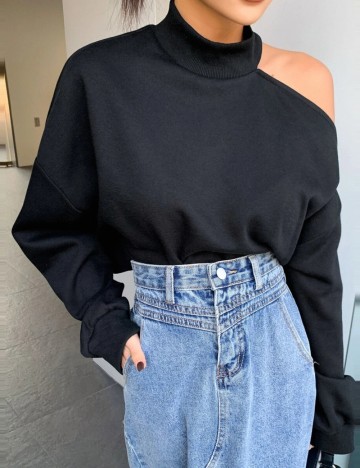 Bluză Shein DAZY, negru