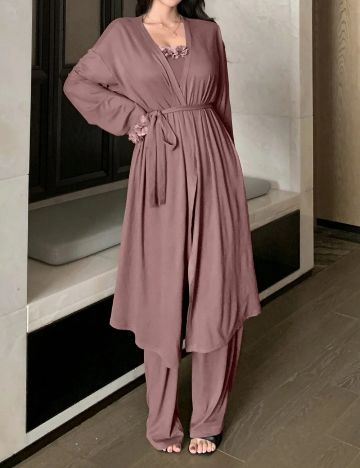 Set pijamale Shein DAZY, mov