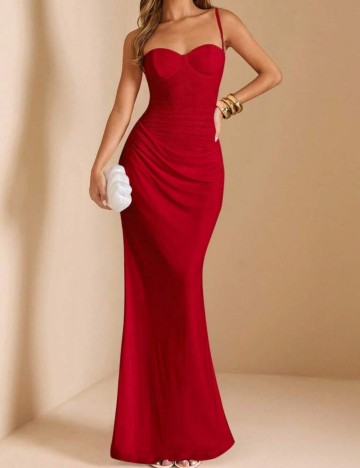 Rochie maxi Shein, roșu