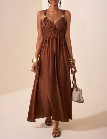 Rochie midi Shein, maro