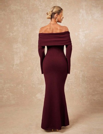 Rochie midi Shein, vișiniu