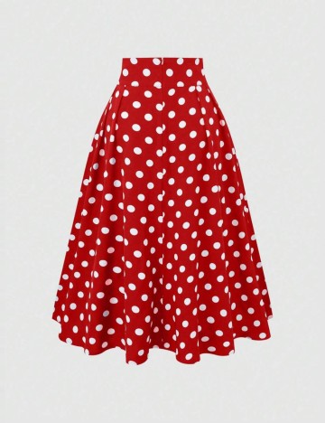 Fustă midi Shein, mix culori