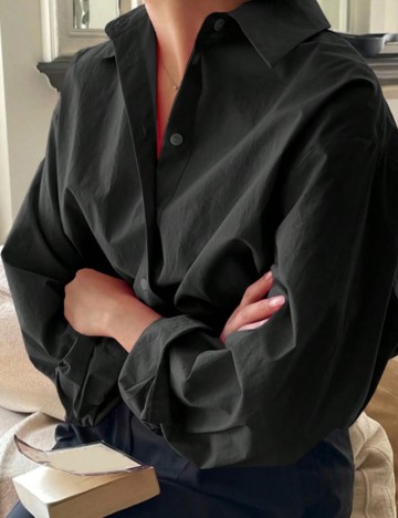 Cămașă Shein DAZY, negru