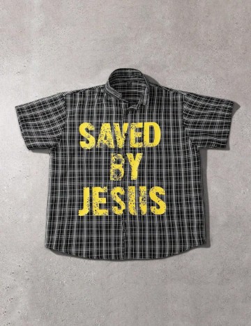 Cămașă cu m&acirc;necă scurtă Shein, mix culori